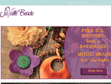 Tablet Screenshot of cart.javallebeads.com